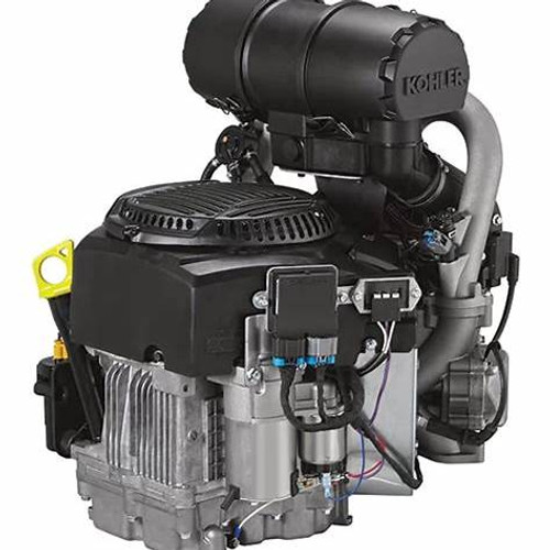 Close-up of ECV-860 EFI throttle body and engine badge