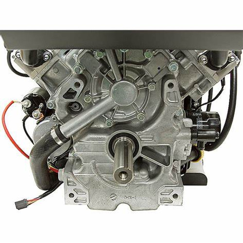 Side view of 015-3000-00 engine showing carburetor and vertical shaft output