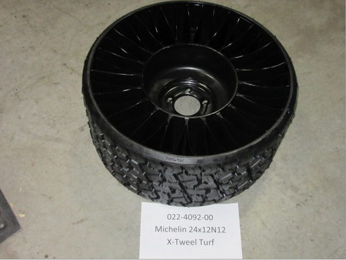 Bad Boy 022-4092-00 Michelin 24 x 12N12 X Tweel Turf 5x4.5 Bolt