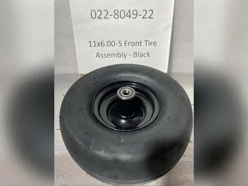 Bad Boy 022-8049-22 11x6.00-5 Front Assembly - Black Wheel