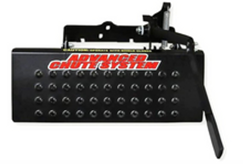 Lever operation on ACS5419B showing open vs. blocked discharge positions