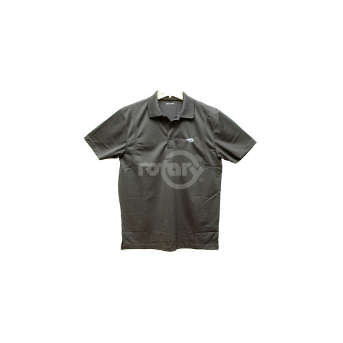 Rotary 14945L BLACK POLO SHIRT - LARGE