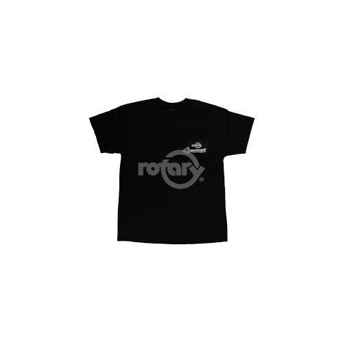 Rotary 14991XXL COPPERHEAD T-SHIRT-XXL BLACK WITH WHITE