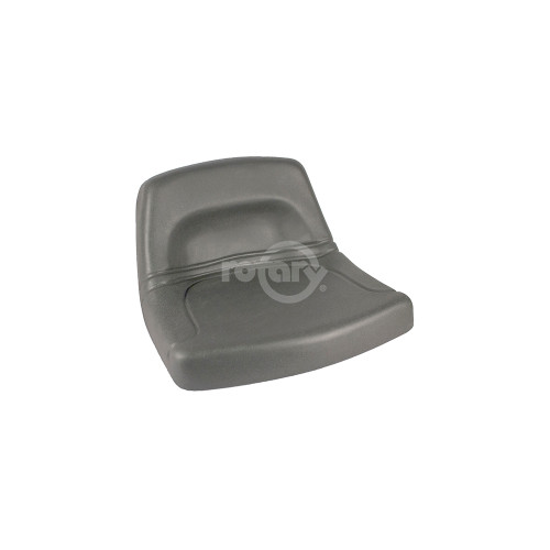 Rotary 15630 LOW BACK STEEL PAN SEAT BLACK PVC