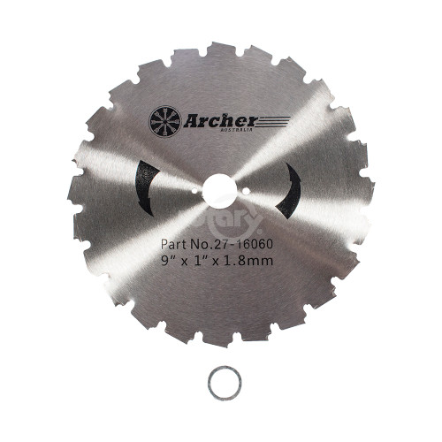 Rotary 16060 BRUSH BLADE 9" X 1" 24T