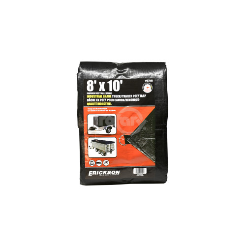Rotary 17412 INDUSTRIAL GRADE TARP 8'X10' BLACK
