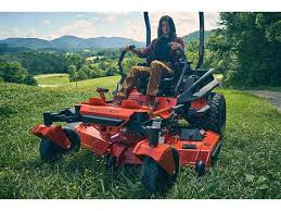 Shop the Bad Boy Rogue 61" mower with Kawasaki EFI 38.5HP engine—commercial power, precision cutting, and all-day comfort for serious professionals.