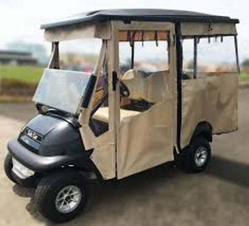 DoorWorks Sunbrella Enclosure for Club Car Precedent 4 Passenger | Hinged Doors