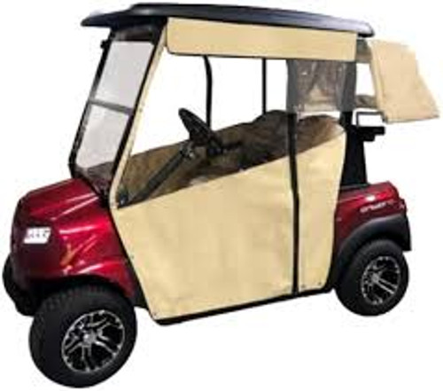 DoorWorks Sunbrella 3-Sided Enclosure for Yamaha Drive | Rear Seat