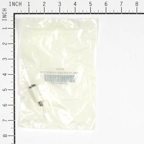 Fuel Filter Assy Porous Plastic 3/16in