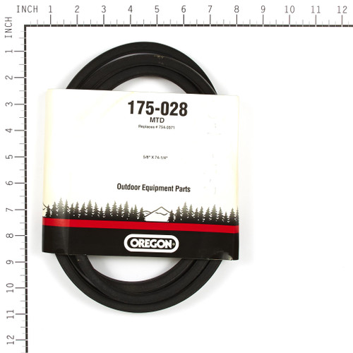 Belt, Deck To Lower Engine, 5/8 X 74-1/4