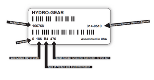 HYDRO GEAR 72313 - KIT END CAP .078 ORIFICE PY-SERIES - ORIGINAL OEM PART