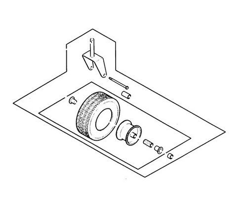 Scag 46392 CASTER WHEEL ASSY