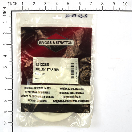 Pulley-starter 281336SBRI