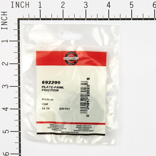 Briggs & Stratton 692299 Pawl Friction Plate