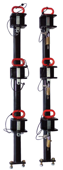 Oregon 42-064 Vinyl Coated Equipment Racks for Open Trailers