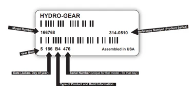 HYDRO GEAR 72186 - KIT AXLE CONVERSION - ORIGINAL OEM PART