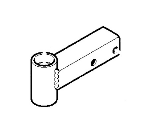 451957 SCAG - EXT WELDMENT, CASTER RH-SMT
