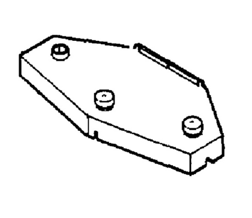 Scag 46121 BELT COVER W/DECALS (SW61)