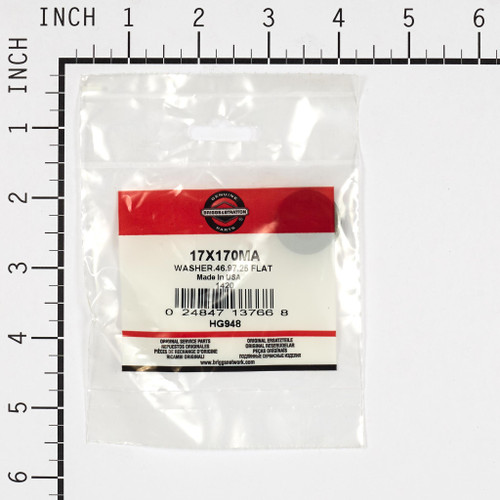 WASHER.46.97.25 FLAT - 17X170MA