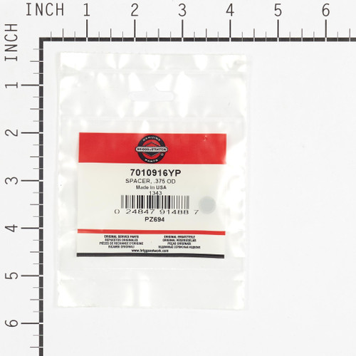 SPACER, .375 OD - 7010916YP