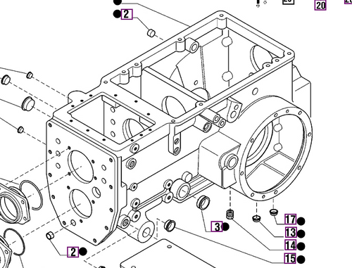 GEAR Box Housing Kit - 006500494C1 package std