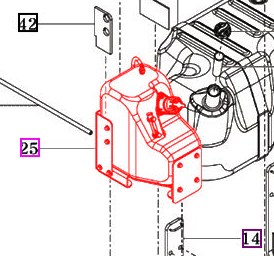 UREA TANK ASSY - 15891122000 package std