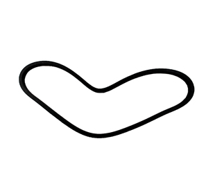 Stens 265-621 OEM Replacement Belt