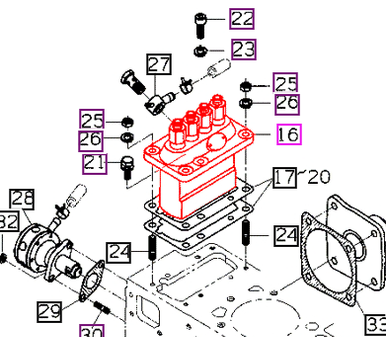 INJECTION Pump Assy - E685051012 - Mowpart / Four Brothers Outdoor Power