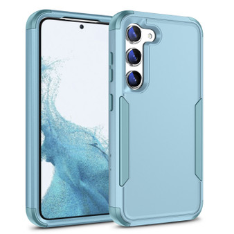 Cubix Capsule Back Cover For Samsung Galaxy S23 Plus Shockproof Dust Drop Proof 3-Layer Full Body Protection Rugged Heavy Duty Durable Cover Case (Aqua)
