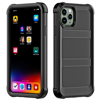 Cubix Ester Series Rugged Armor Case for Apple iPhone 12 Pro Max Shockproof Slim Durable with Raised Edges & Anti-Slip Grip Black