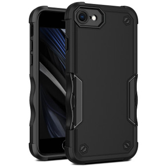 Cubix Armor Series Apple iPhone 8 / iPhone 7 / iPhone SE 2020/2022 Case [10FT Military Drop Protection] Shockproof Protective Phone Cover Slim Thin Case for Apple iPhone 8 / iPhone 7 / iPhone SE 2020/2022 (Black)