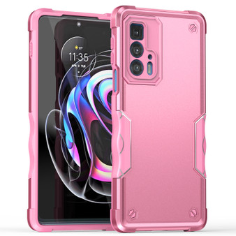 Cubix Armor Series Motorola Edge 20 Pro Case [10FT Military Drop Protection] Shockproof Protective Phone Cover Slim Thin Case for Motorola Edge 20 Pro (Pink)