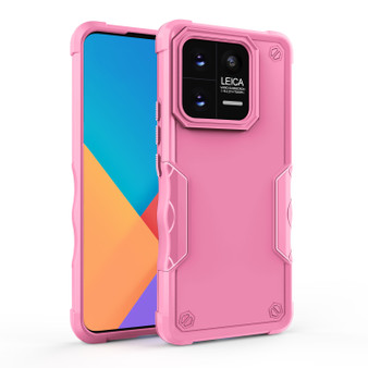 Cubix Armor Series Xiaomi 13 Pro Case [10FT Military Drop Protection] Shockproof Protective Phone Cover Slim Thin Case for Xiaomi 13 Pro (Pink)