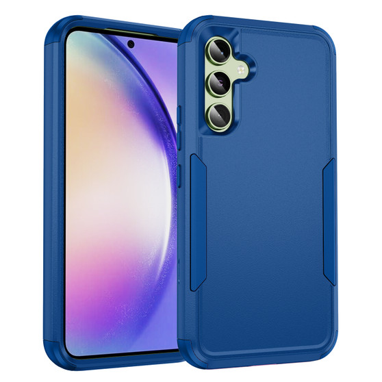 Cubix Capsule Back Cover For Samsung Galaxy A54 5G Shockproof Dust Drop Proof 3-Layer Full Body Protection Rugged Heavy Duty Durable Cover Case (Navy Blue)