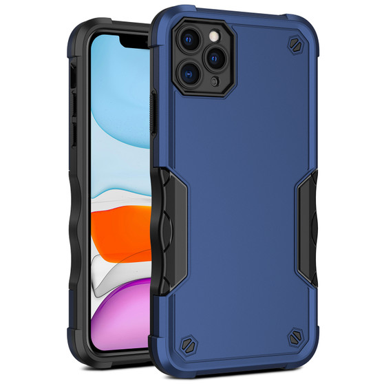 Cubix Armor Series Apple iPhone 11 Pro Case [10FT Military Drop Protection] Shockproof Protective Phone Cover Slim Thin Case for Apple iPhone 11 Pro (Navy Blue)