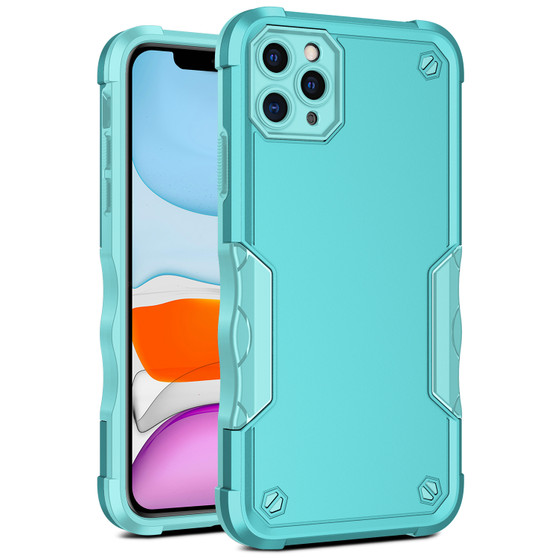 Cubix Armor Series Apple iPhone 11 Pro Case [10FT Military Drop Protection] Shockproof Protective Phone Cover Slim Thin Case for Apple iPhone 11 Pro (Aqua)