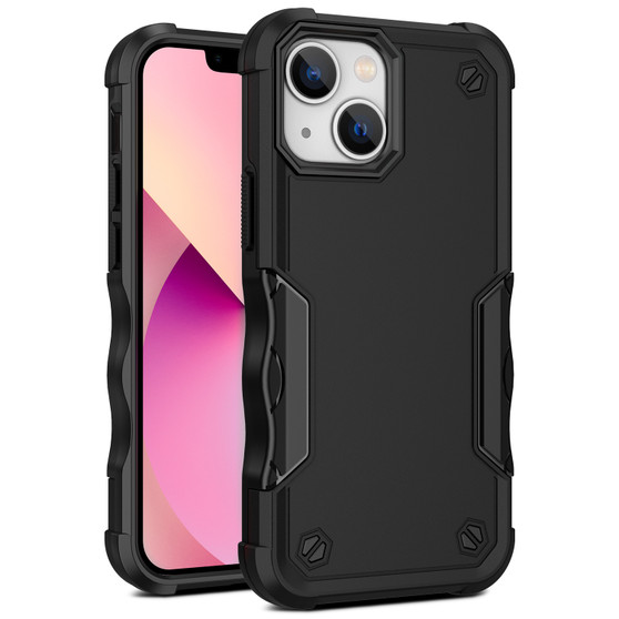 Cubix Armor Series Apple iPhone 13 mini Case [10FT Military Drop Protection] Shockproof Protective Phone Cover Slim Thin Case for Apple iPhone 13 mini (Black)