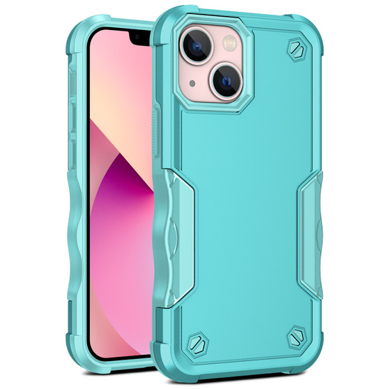 Cubix Armor Series Apple iPhone 13 mini Case [10FT Military Drop Protection] Shockproof Protective Phone Cover Slim Thin Case for Apple iPhone 13 mini (Aqua)