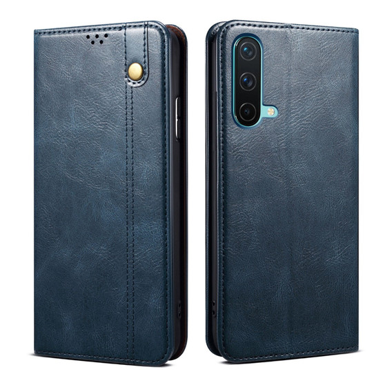 Cubix Flip Cover for OnePlus Nord CE 5G  Handmade Leather Wallet Case with Kickstand Card Slots Magnetic Closure for OnePlus Nord CE 5G (Navy Blue)