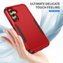 Cubix Capsule Back Cover For Samsung Galaxy A54 5G Shockproof Dust Drop Proof 3-Layer Full Body Protection Rugged Heavy Duty Durable Cover Case (Red)