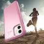 Cubix Capsule Back Cover For Apple iPhone 11 Shockproof Dust Drop Proof 3-Layer Full Body Protection Rugged Heavy Duty Durable Cover Case (Pink)