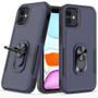 Cubix Mystery Case for Apple iPhone 11 Military Grade Shockproof with Metal Ring Kickstand for Apple iPhone 11 Phone Case - Navy Blue