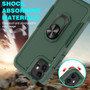 Cubix Mystery Case for Apple iPhone 11 Military Grade Shockproof with Metal Ring Kickstand for Apple iPhone 11 Phone Case - Olive Green