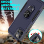 Cubix Mystery Case for Apple iPhone 11 Pro Military Grade Shockproof with Metal Ring Kickstand for Apple iPhone 11 Pro Phone Case - Navy Blue