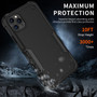 Cubix Armor Series Apple iPhone 11 Pro Case [10FT Military Drop Protection] Shockproof Protective Phone Cover Slim Thin Case for Apple iPhone 11 Pro (Black)