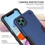 Cubix Armor Series Apple iPhone 11 Pro Case [10FT Military Drop Protection] Shockproof Protective Phone Cover Slim Thin Case for Apple iPhone 11 Pro (Navy Blue)