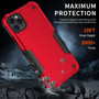 Cubix Armor Series Apple iPhone 11 Pro Case [10FT Military Drop Protection] Shockproof Protective Phone Cover Slim Thin Case for Apple iPhone 11 Pro (Red)