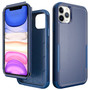 Cubix Capsule Back Cover For Apple iPhone 11 Pro Shockproof Dust Drop Proof 3-Layer Full Body Protection Rugged Heavy Duty Durable Cover Case (Navy Blue)