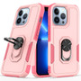 Cubix Mystery Case for Apple iPhone 13 Pro Military Grade Shockproof with Metal Ring Kickstand for Apple iPhone 13 Pro Phone Case - Pink